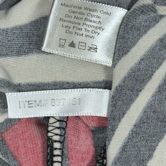 Boston Proper Maxi Skirt Small Black Red African Geometric Long Slit USA Vtg? - Picture 8 of 10